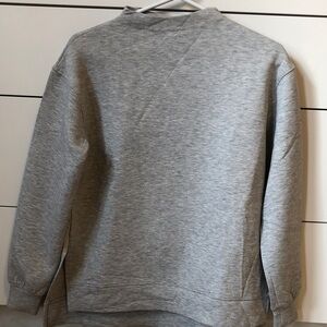 Club Monaco Mock Turtleneck Gray Sweatshirt